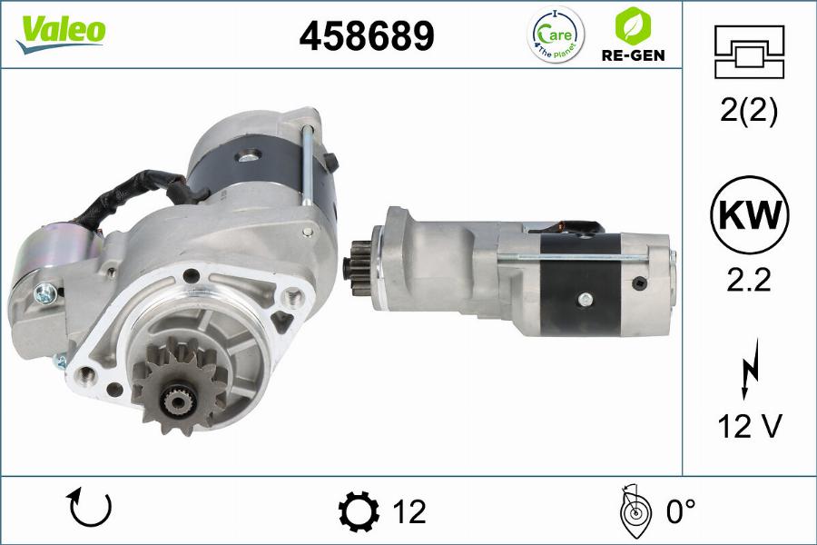 Valeo 458689 - Motorino d'avviamento autozon.pro