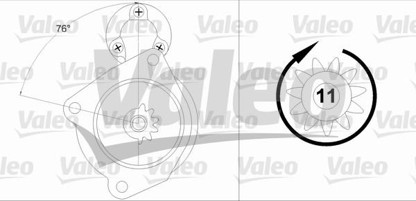 Valeo 458199 - Motorino d'avviamento autozon.pro