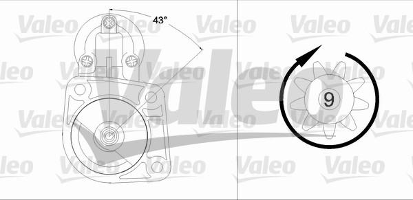 Valeo 458194 - Motorino d'avviamento autozon.pro