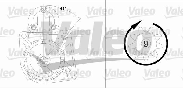 Valeo 458195 - Motorino d'avviamento autozon.pro