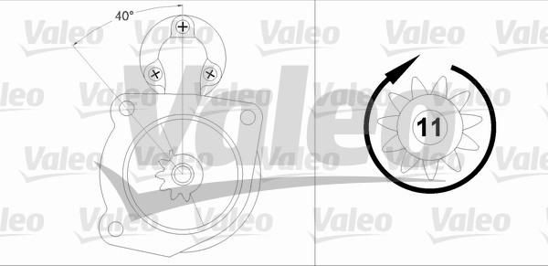 Valeo 458198 - Motorino d'avviamento autozon.pro