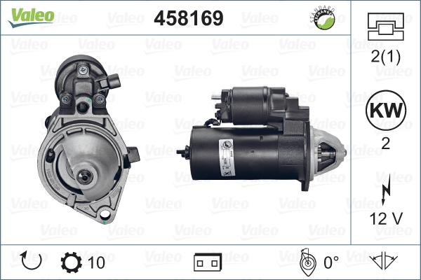 Valeo 458169 - Motorino d'avviamento autozon.pro