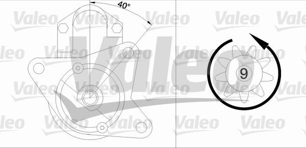 Valeo 458168 - Motorino d'avviamento autozon.pro