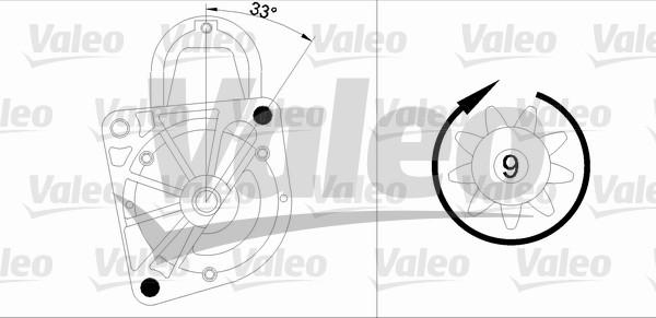 Valeo 458163 - Motorino d'avviamento autozon.pro