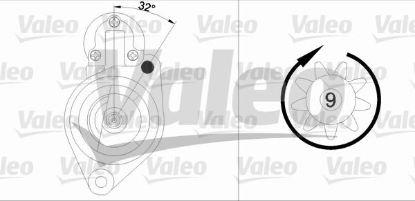 Valeo 458184 - Motorino d'avviamento autozon.pro