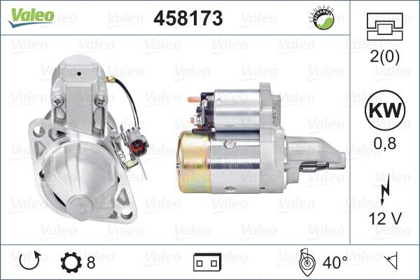 Valeo 458173 - Motorino d'avviamento autozon.pro