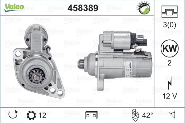 Valeo 458389 - Motorino d'avviamento autozon.pro