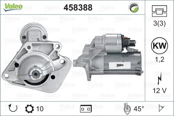 Valeo 458388 - Motorino d'avviamento autozon.pro