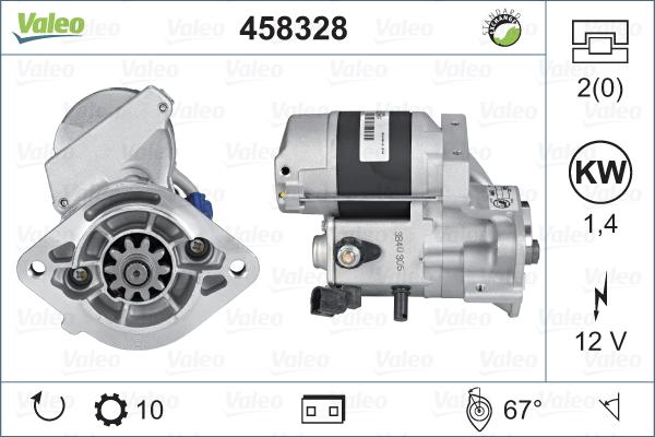 Valeo 458328 - Motorino d'avviamento autozon.pro