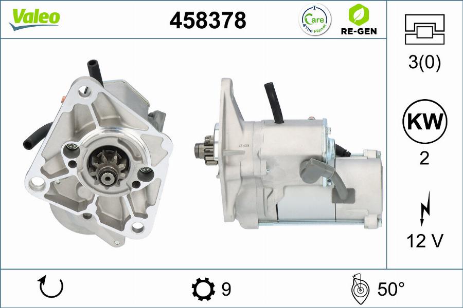 Valeo 458378 - Motorino d'avviamento autozon.pro