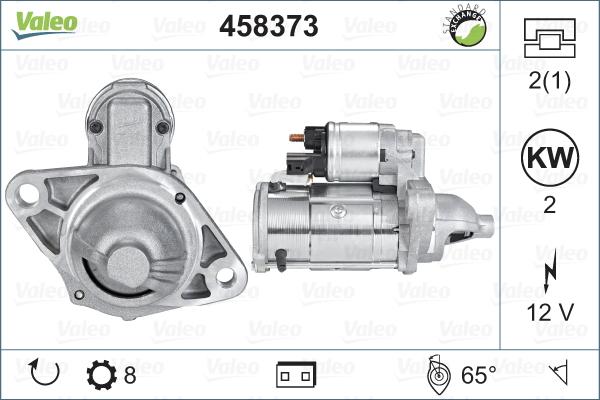 Valeo 458373 - Motorino d'avviamento autozon.pro