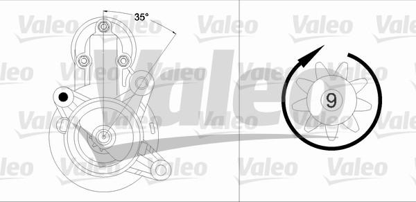 Valeo 458204 - Motorino d'avviamento autozon.pro