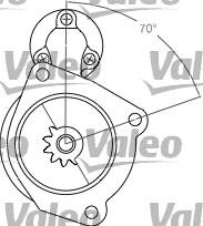 Valeo 458200 - Motorino d'avviamento autozon.pro