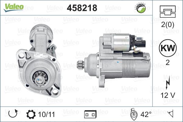 Valeo 458218 - Motorino d'avviamento autozon.pro