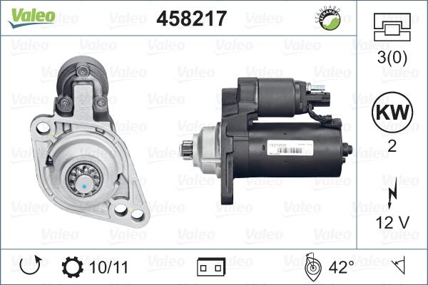 Valeo 458217 - Motorino d'avviamento autozon.pro