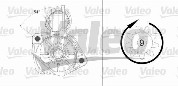 Valeo 458231 - Motorino d'avviamento autozon.pro