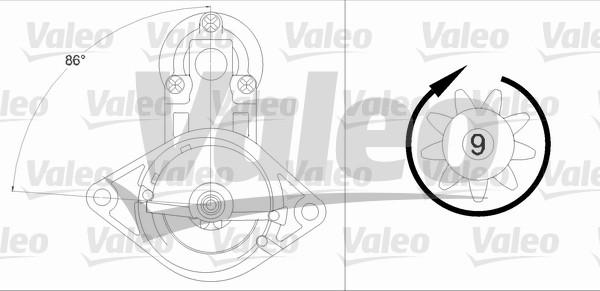 Valeo 458224 - Motorino d'avviamento autozon.pro