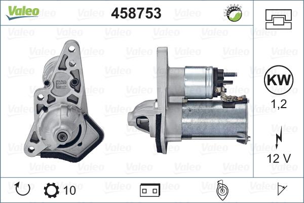 Valeo 458753 - Motorino d'avviamento autozon.pro