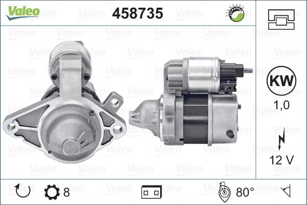 Valeo 458735 - Motorino d'avviamento autozon.pro