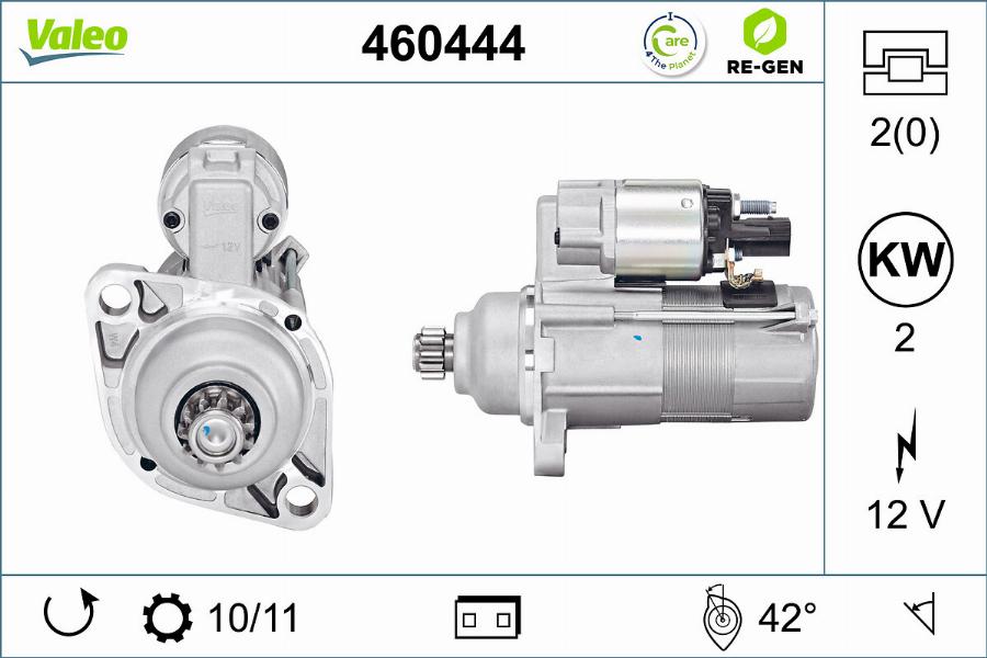 Valeo 460444 - Motorino d'avviamento autozon.pro