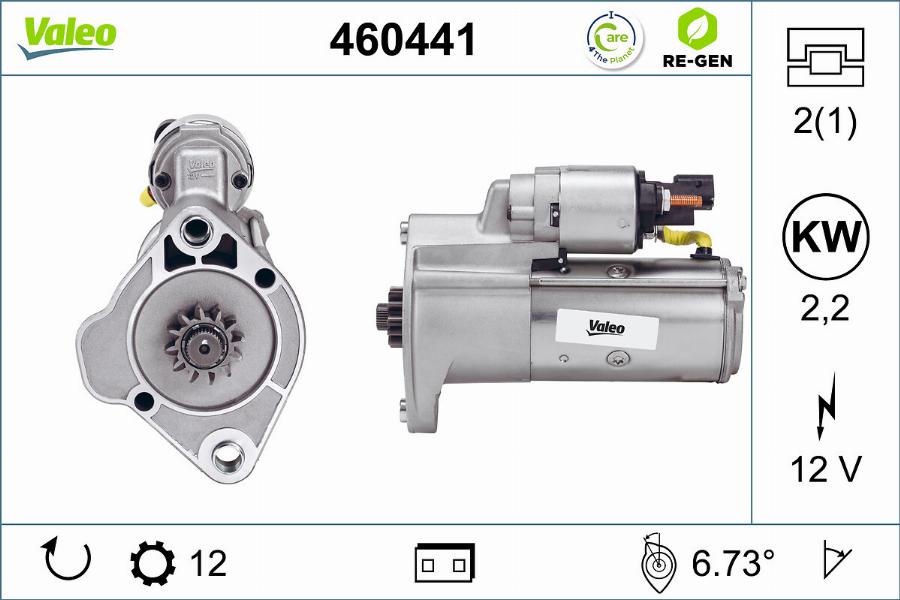 Valeo 460441 - Motorino d'avviamento autozon.pro