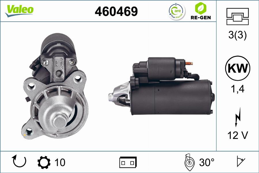 Valeo 460469 - Motorino d'avviamento autozon.pro