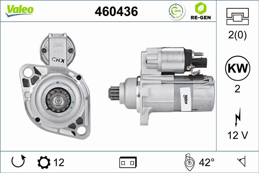 Valeo 460436 - Motorino d'avviamento autozon.pro