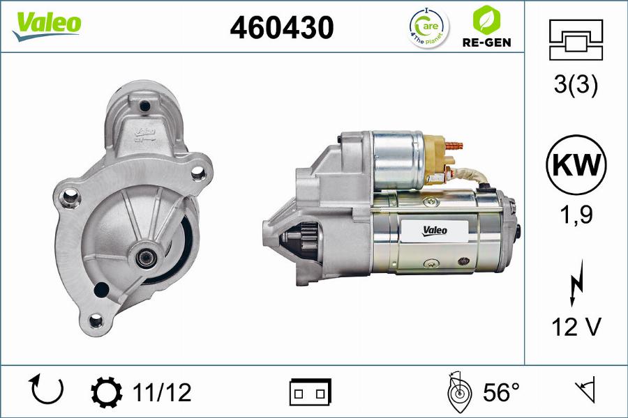 Valeo 460430 - Motorino d'avviamento autozon.pro