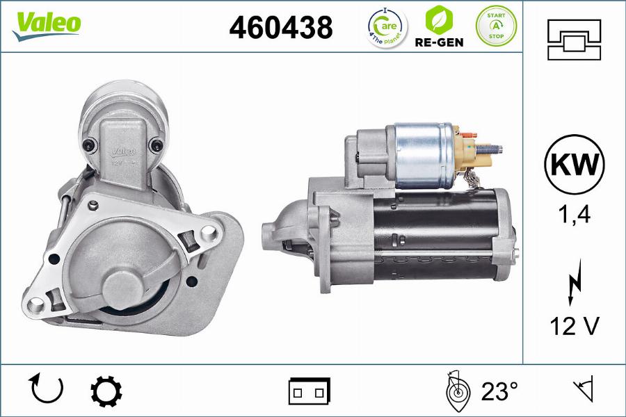 Valeo 460438 - Motorino d'avviamento autozon.pro