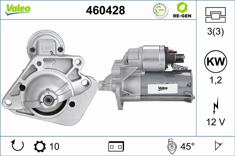 Valeo 460428 - Motorino d'avviamento autozon.pro