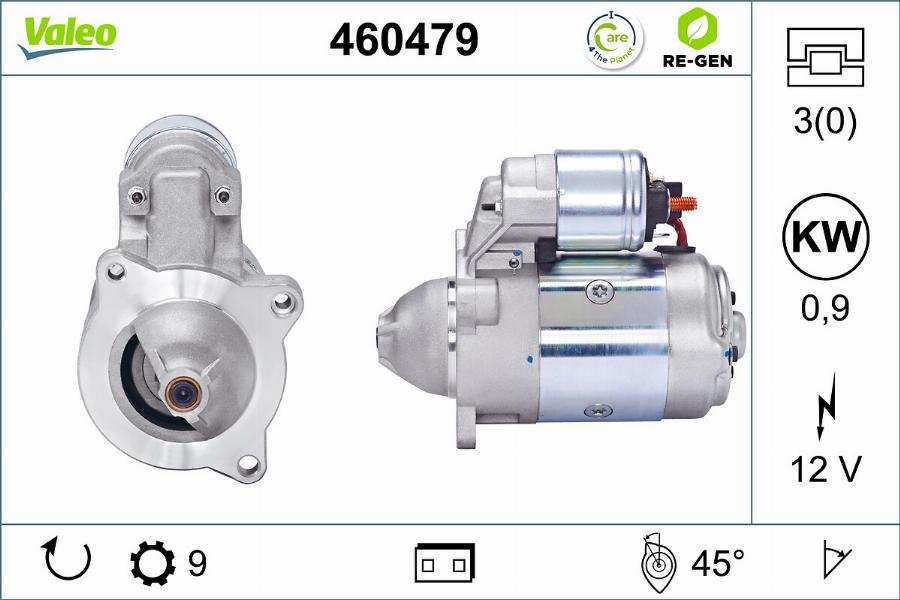 Valeo 460479 - Motorino d'avviamento autozon.pro