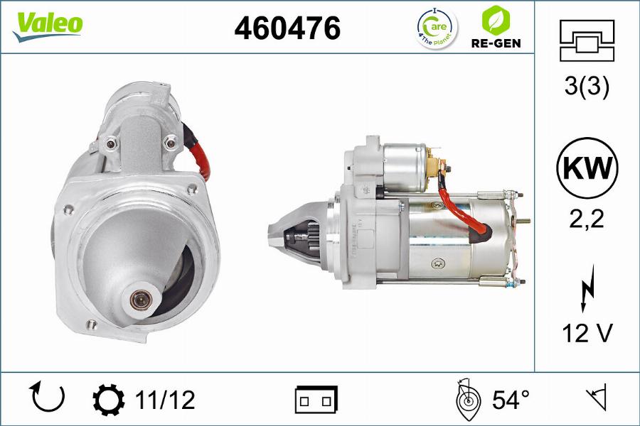 Valeo 460476 - Motorino d'avviamento autozon.pro