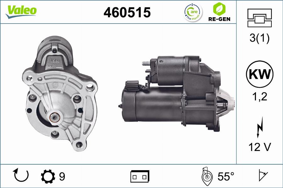 Valeo 460515 - Motorino d'avviamento autozon.pro