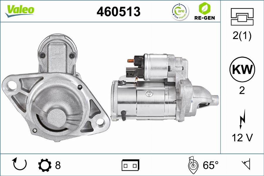 Valeo 460513 - Motorino d'avviamento autozon.pro