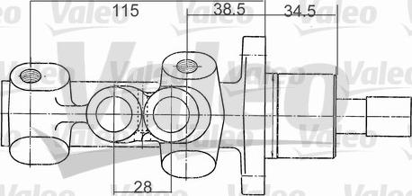 Valeo 402190 - Cilindro maestro del freno autozon.pro