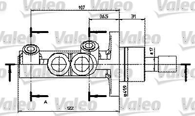 Valeo 402250 - Cilindro maestro del freno autozon.pro