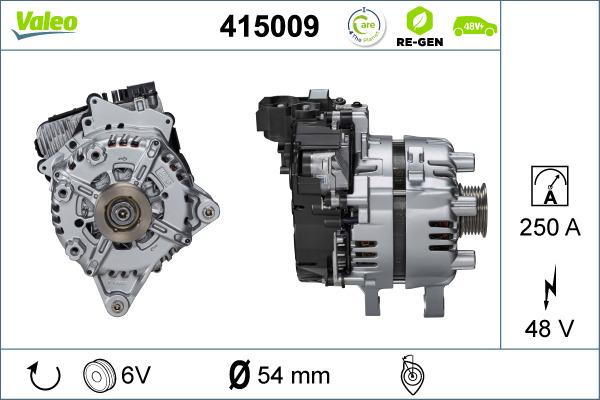 Valeo 415009 - Alternatore motorino d'avviamento autozon.pro