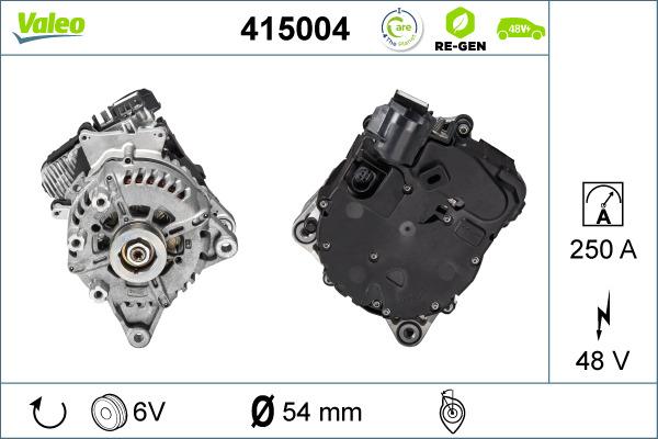 Valeo 415004 - Alternatore motorino d'avviamento autozon.pro