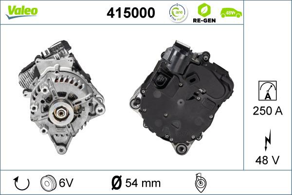 Valeo 415000 - Alternatore motorino d'avviamento autozon.pro