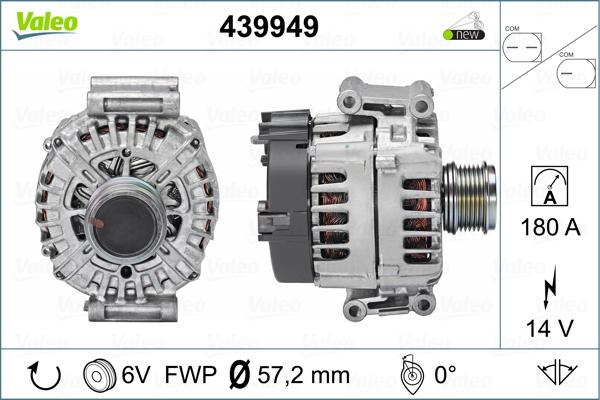 Valeo 439949 - Alternatore autozon.pro