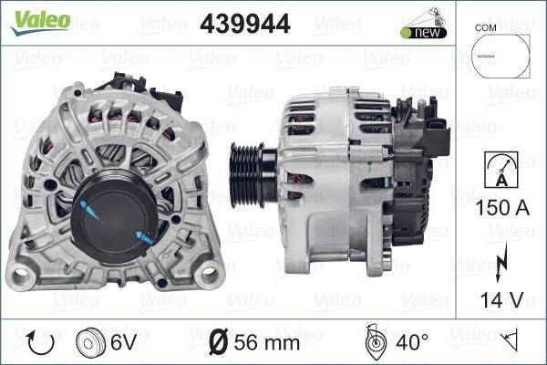 Valeo 439944 - Alternatore autozon.pro