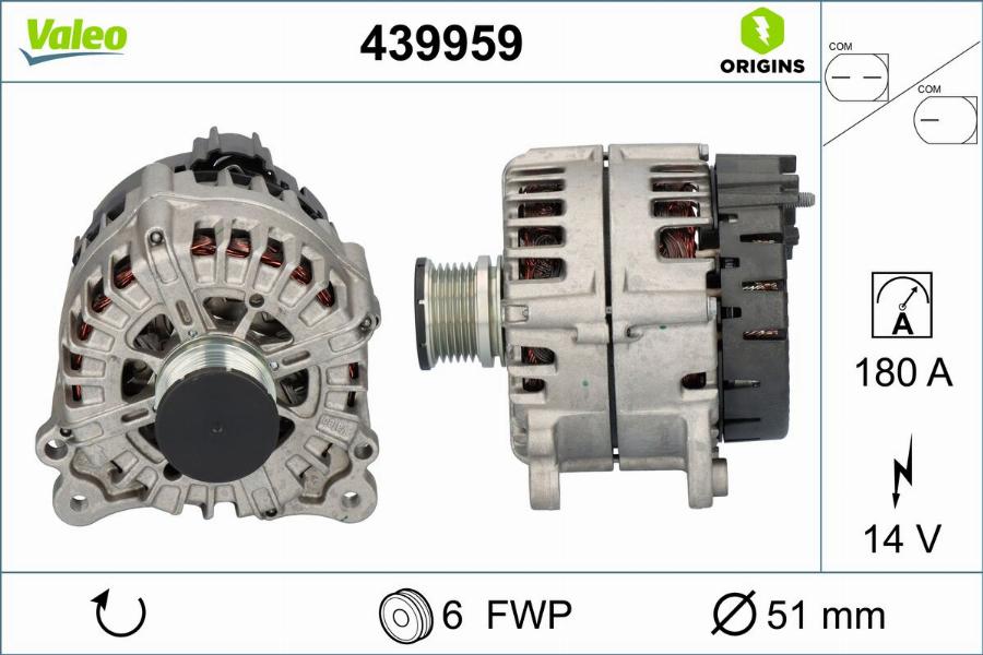 Valeo 439959 - Alternatore autozon.pro