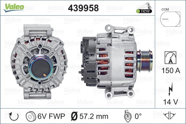 Valeo 439958 - Alternatore autozon.pro