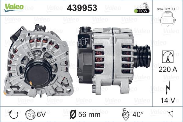 Valeo 439953 - Alternatore autozon.pro