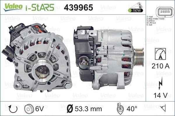 Valeo 439965 - Alternatore motorino d'avviamento autozon.pro