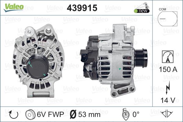 Valeo 439915 - Alternatore autozon.pro