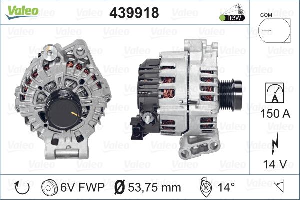 Valeo 439918 - Alternatore autozon.pro