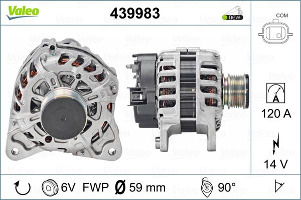 Valeo 439983 - Alternatore autozon.pro