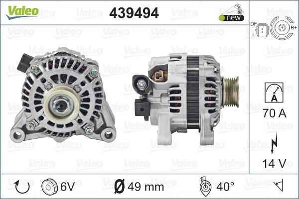 Valeo 439494 - Alternatore autozon.pro