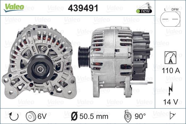 Valeo 439491 - Alternatore autozon.pro